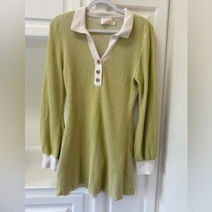 Sancia long-sleeve knit dress